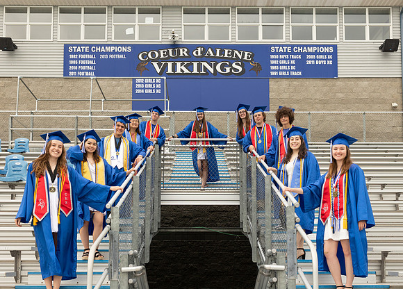 elsa's friends cap and gown