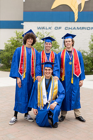 elsa's friends cap and gown