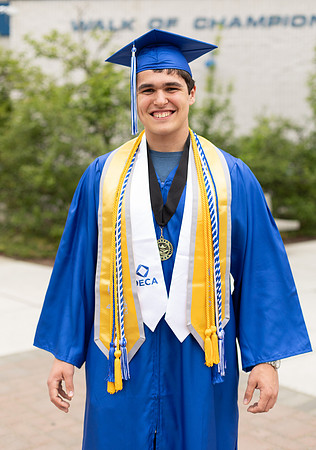 elsa's friends cap and gown